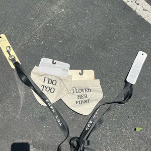 Dog Wedding Bandanas and Leashes- NEW